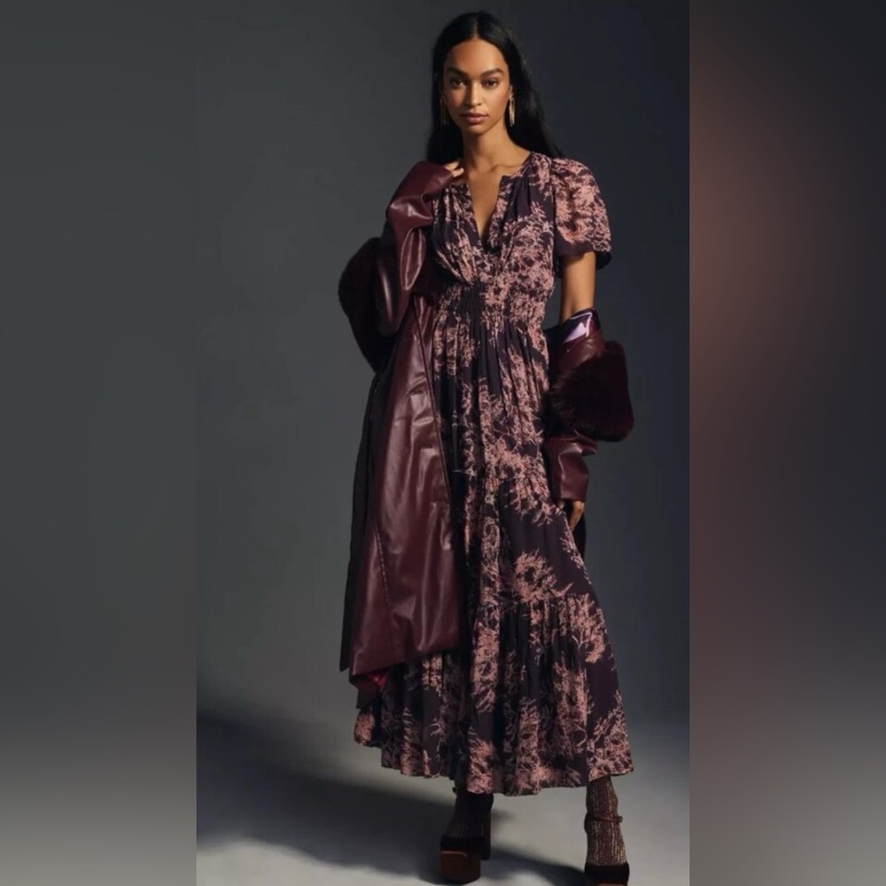 Anthropologie Somerset Dress Chiffon Edition NWT
